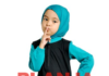 Baju muslim lebaran anak perempuan